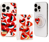 Combo Heart Attack (Funda + Pop Socket + Tarjetero)